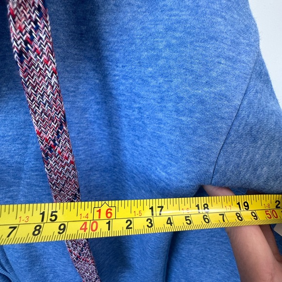 NWT Dip Blue Hooded Zip Up Sweatshirt Small - Picture 6 of 8